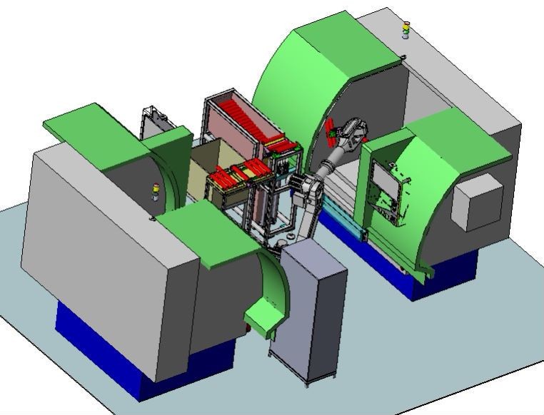 Robot Cấp Phôi Tự Động Cho Máy Gia Công CNC